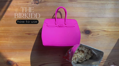 Birkidd Snack Tote: French-Inspired Luxury Holder for Chic Kids